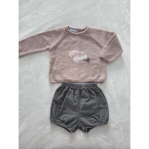 Mac Ilusion Boys Squirrel Sweater Outfit Sz 18M